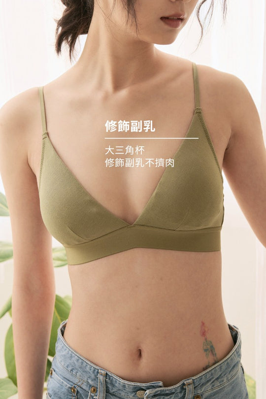 柔韌・莫蘭迪極簡三角杯|橄欖綠