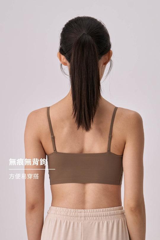 無痕 ·自由尺碼細肩 簡約款|軍綠