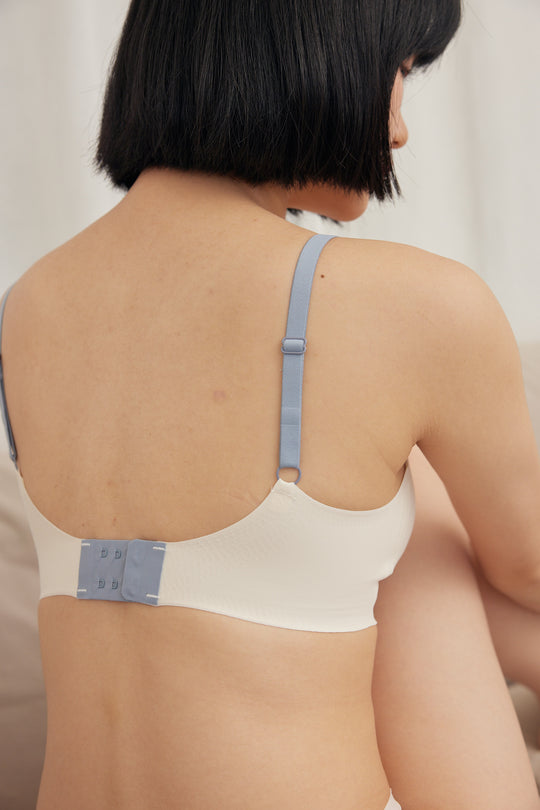 柔亮・馬卡龍波浪 3/4 杯|月白