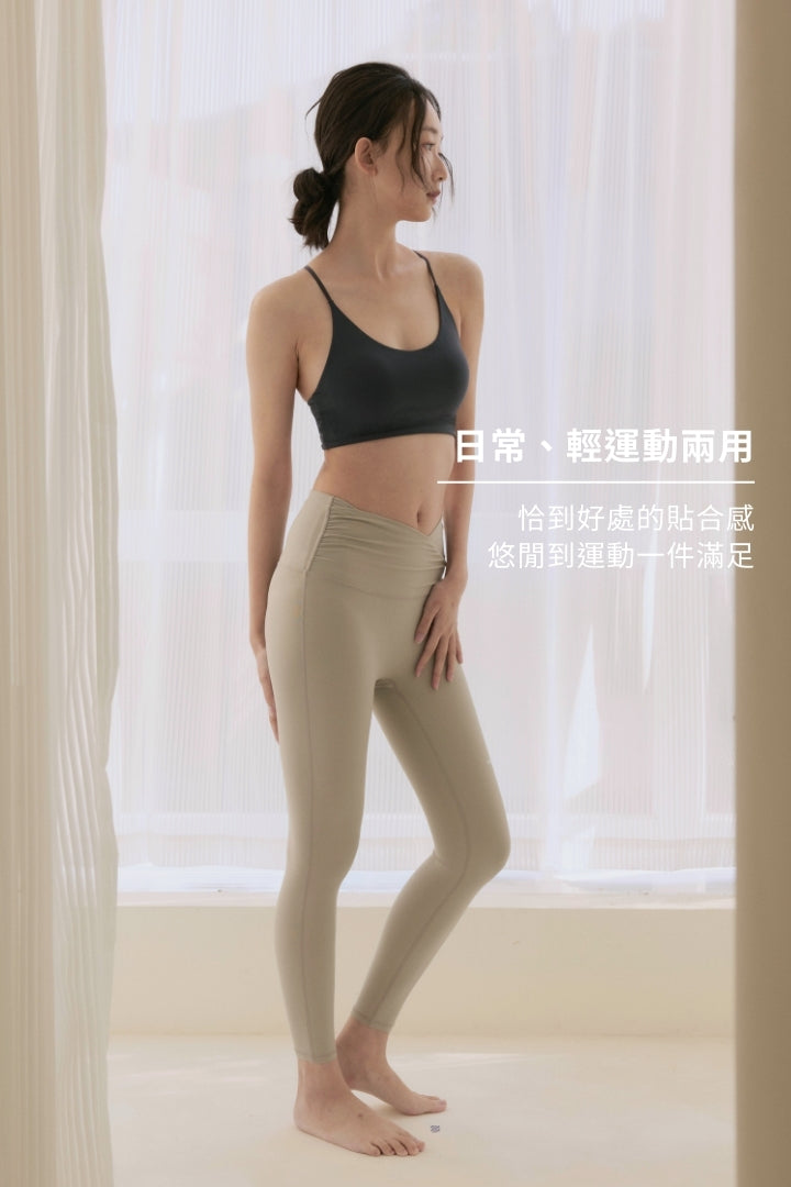 細肩 Y 型美背 Bra Top|晨霧藍