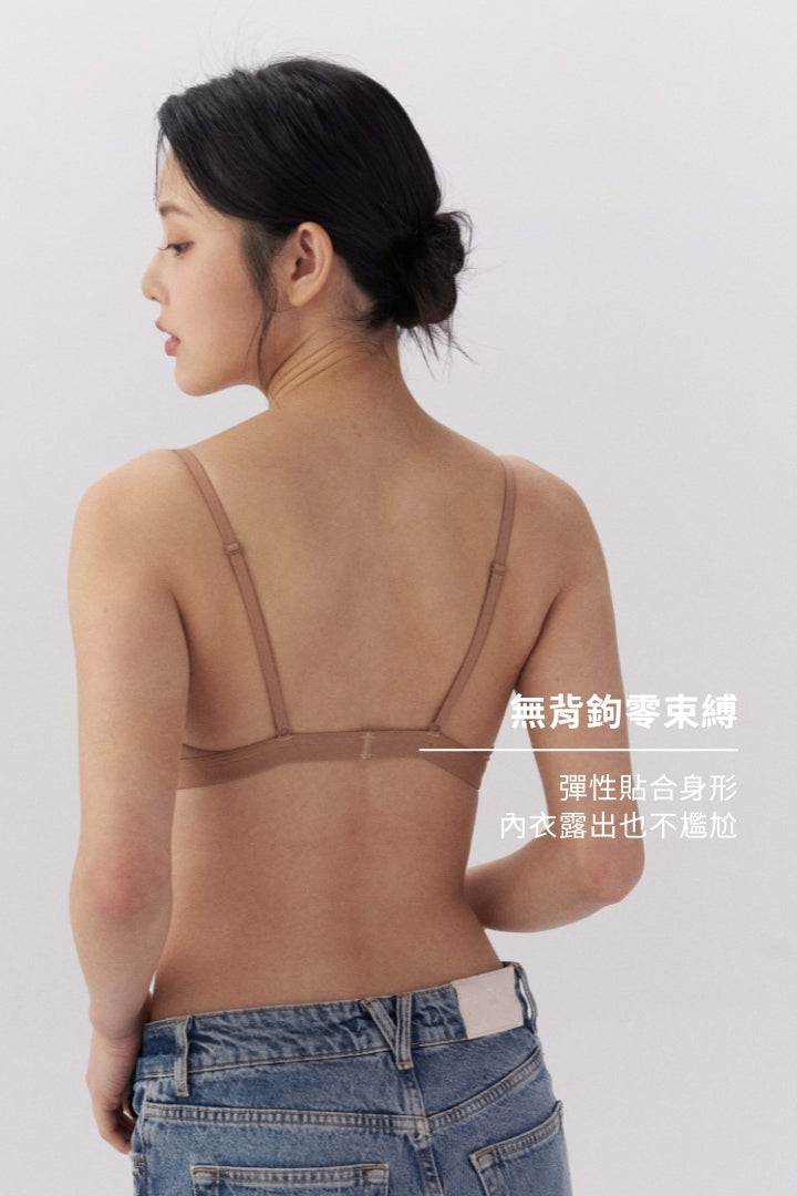 柔亮・無背鉤零束縛 3/4 杯|焦糖奶