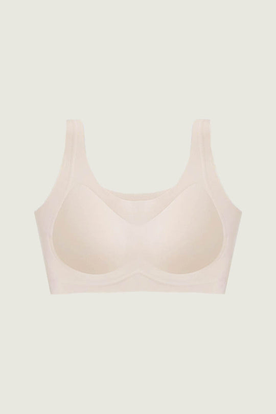 無痕 · 磨毛寬肩|淺杏仁