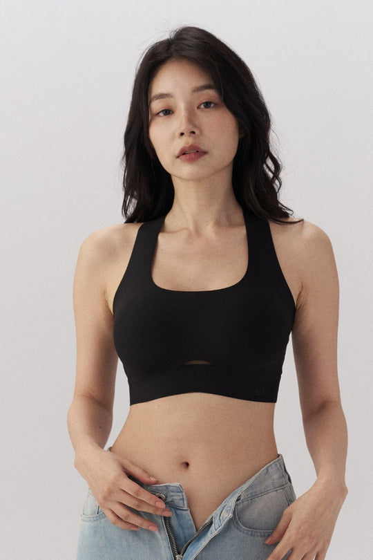 無痕・輕運動兩用內衣|黑