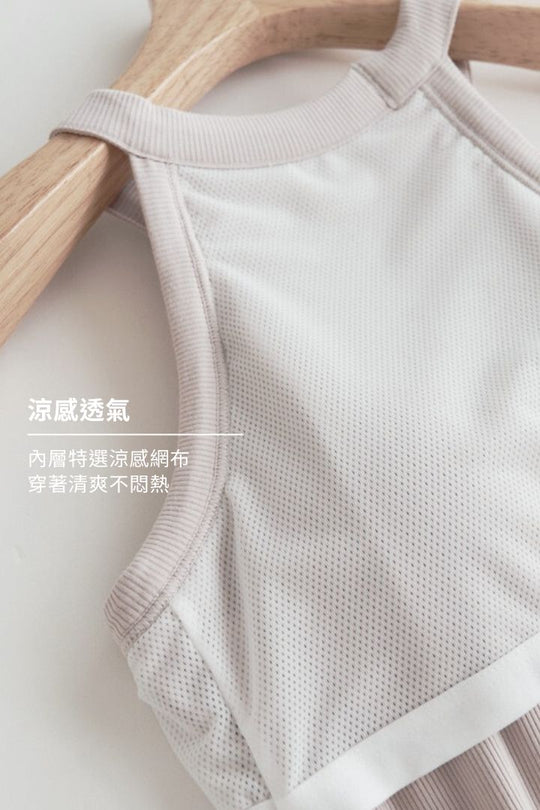 繞頸削肩 Bra Top|黑