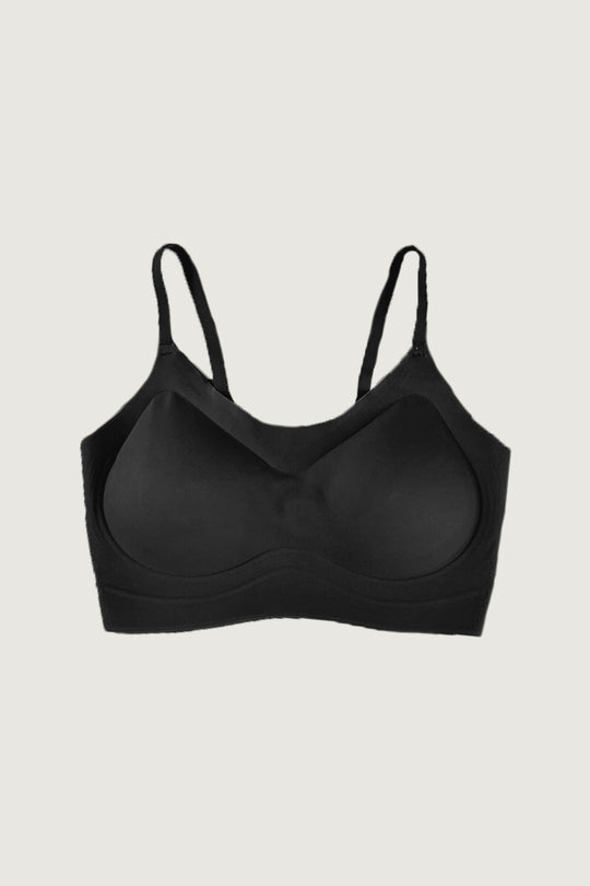 無痕 · 磨毛細肩|芝麻黑