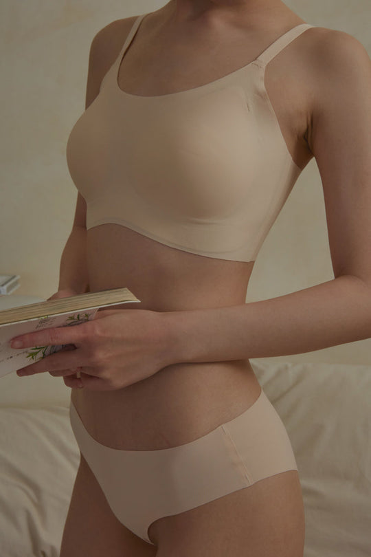 無痕・自由尺碼細肩 日常款|藕粉