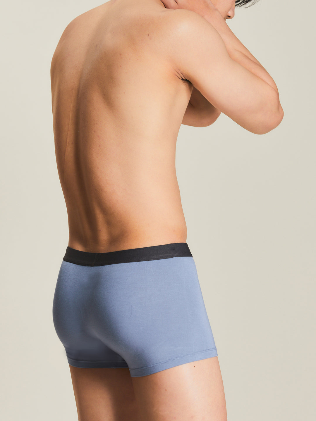 舒適・棉質平口褲 | 藍色