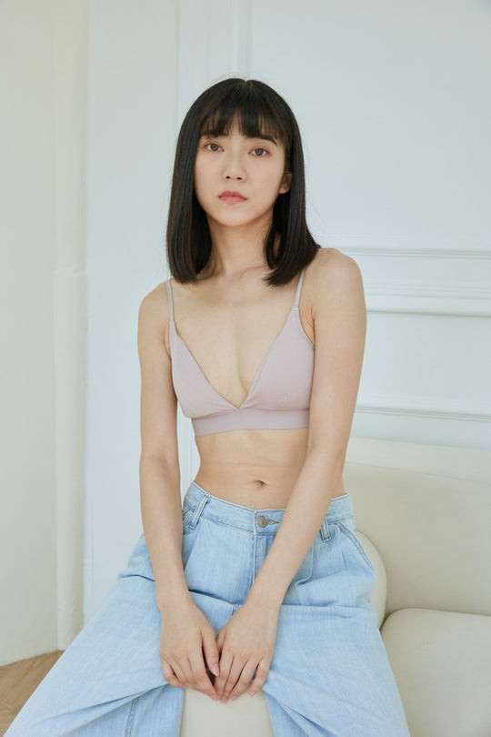 柔韌・莫蘭迪極簡三角杯|藕粉