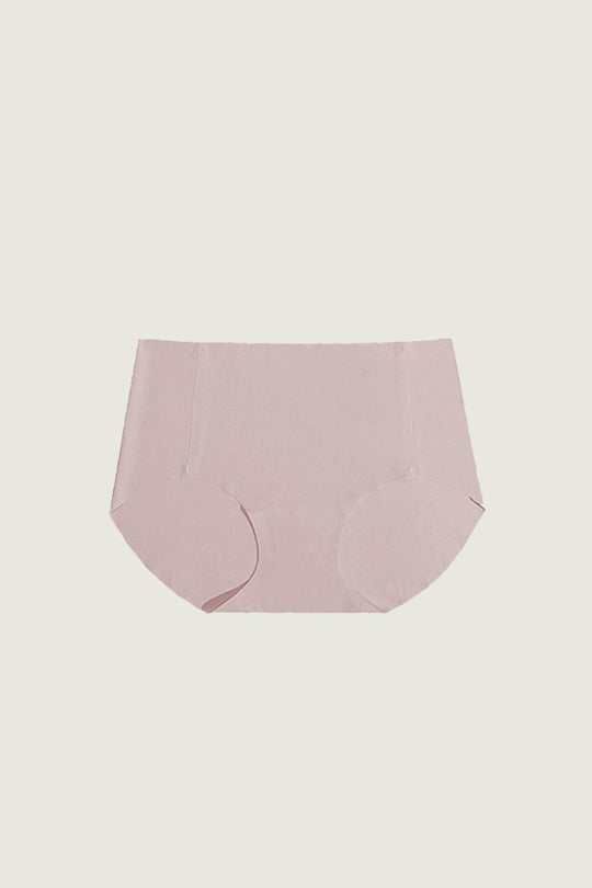 無痕・高腰包臀內褲 超薄款 | 淺粉