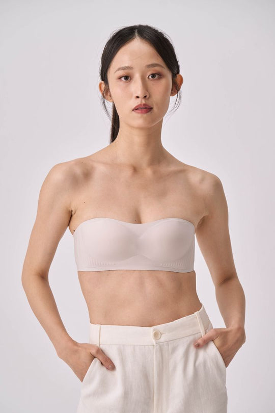 柔亮・立體強支撐平口內衣｜灰
