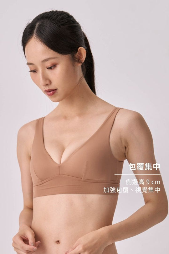 柔韌・包覆集中三角杯｜太妃