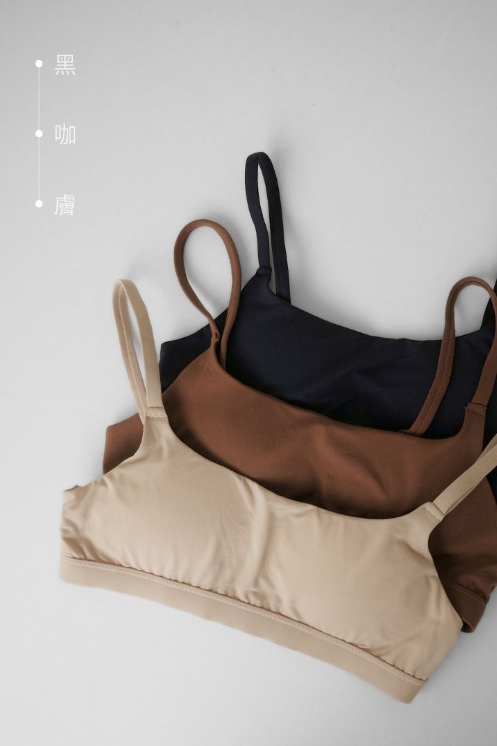 裸感無背鉤 1/2 杯無鋼圈內衣