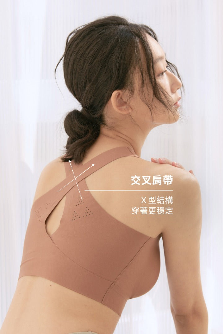 無痕・輕運動兩用內衣｜軍綠