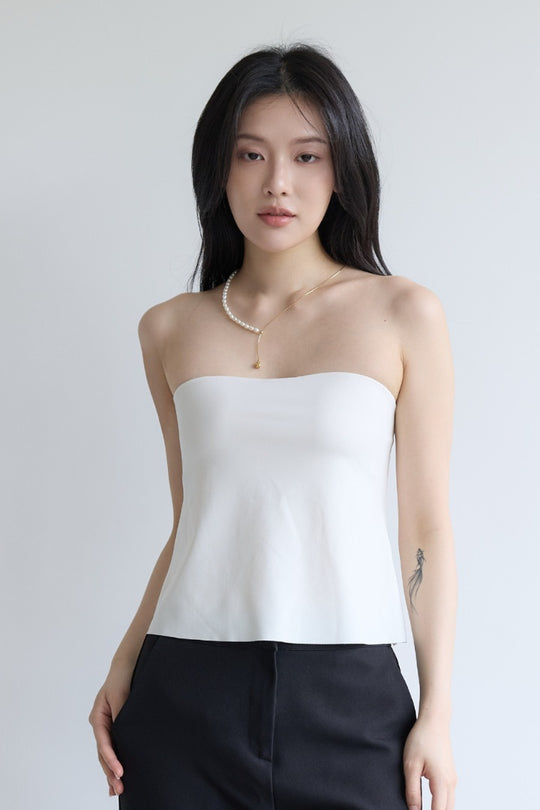 (預購) 涼感平口 Bra Top｜白