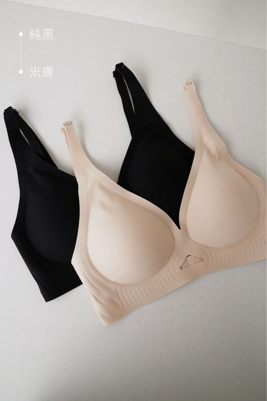 軟支撐美胸簍空三角杯無鋼圈內衣