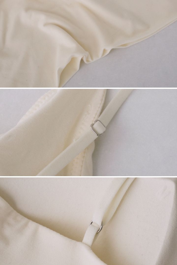 慕斯 V 領 Bra Top 長版 / 短版穿搭