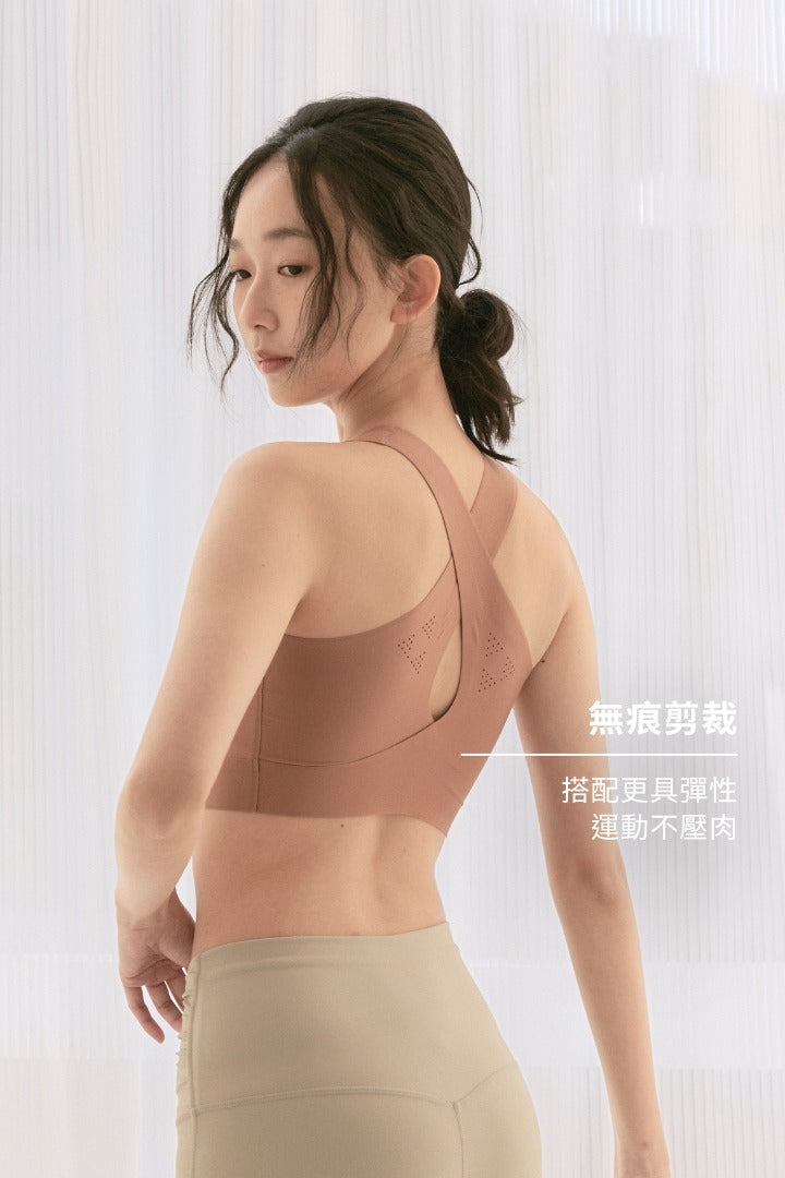 無痕・輕運動兩用內衣｜軍綠