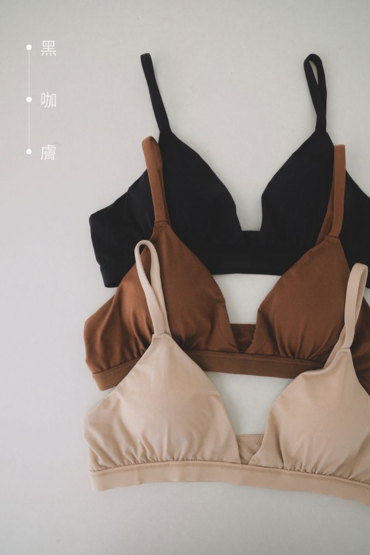裸感無背鉤三角杯無鋼圈內衣