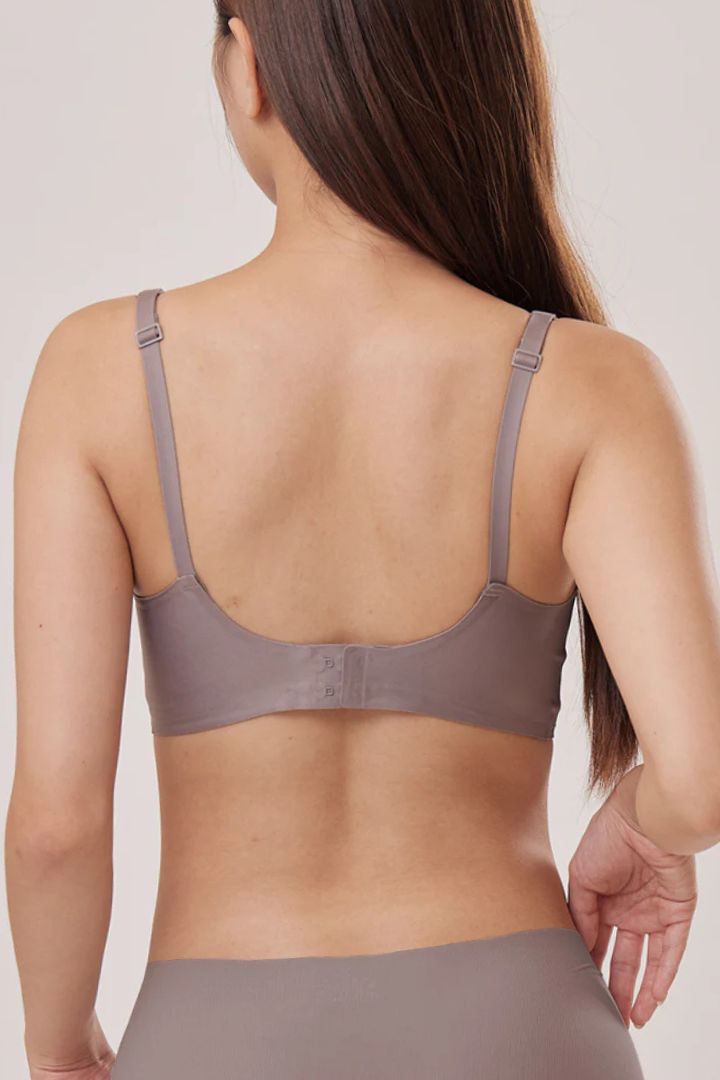 柔亮・軟支撐美胸三角杯｜藕咖