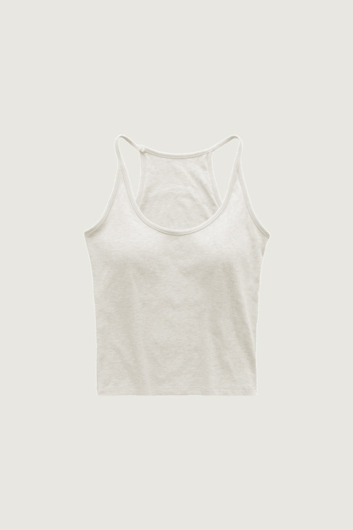 (預購) 極簡工字背 Bra Top｜白