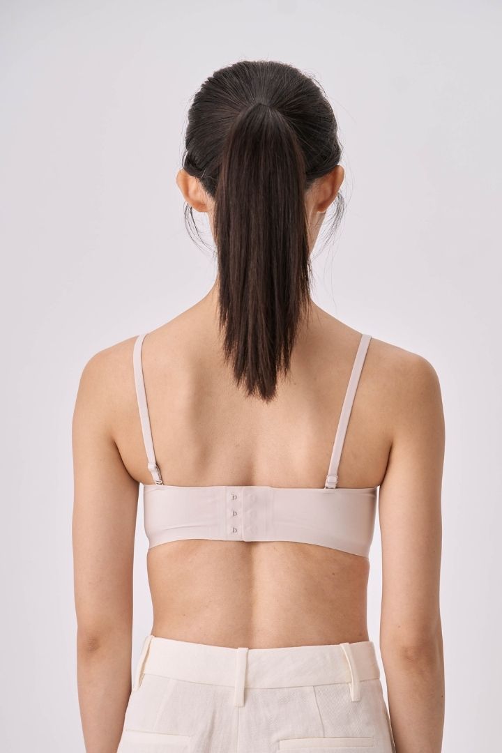 柔亮・立體強支撐平口內衣｜灰