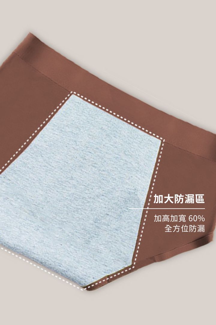 柔亮・中高腰包臀生理褲 3 件組｜黑＋棕＋奶茶