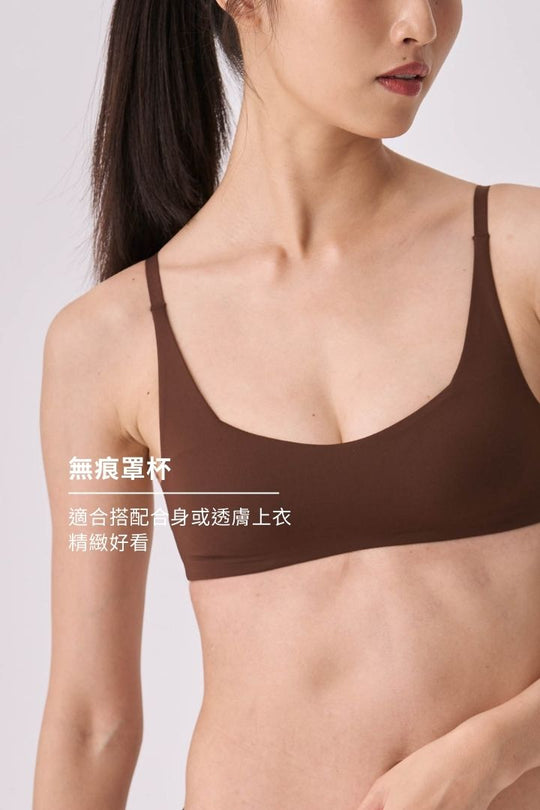 柔韌・裸感 1/2 杯｜可可棕