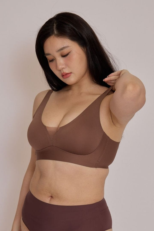 柔亮・輕紗支撐3/4杯｜咖啡