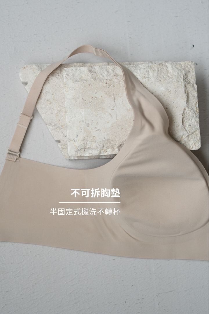 柔韌・舒芙蕾Ｖ領美胸三角杯｜黑