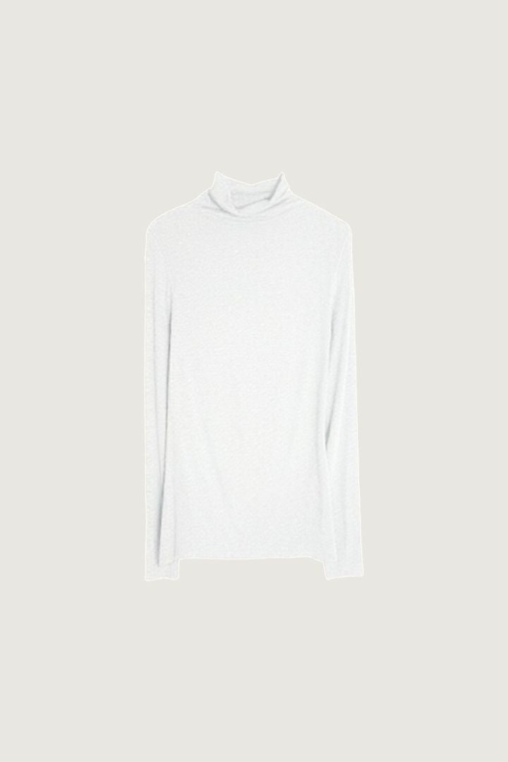 極親膚高領長袖上衣穿搭