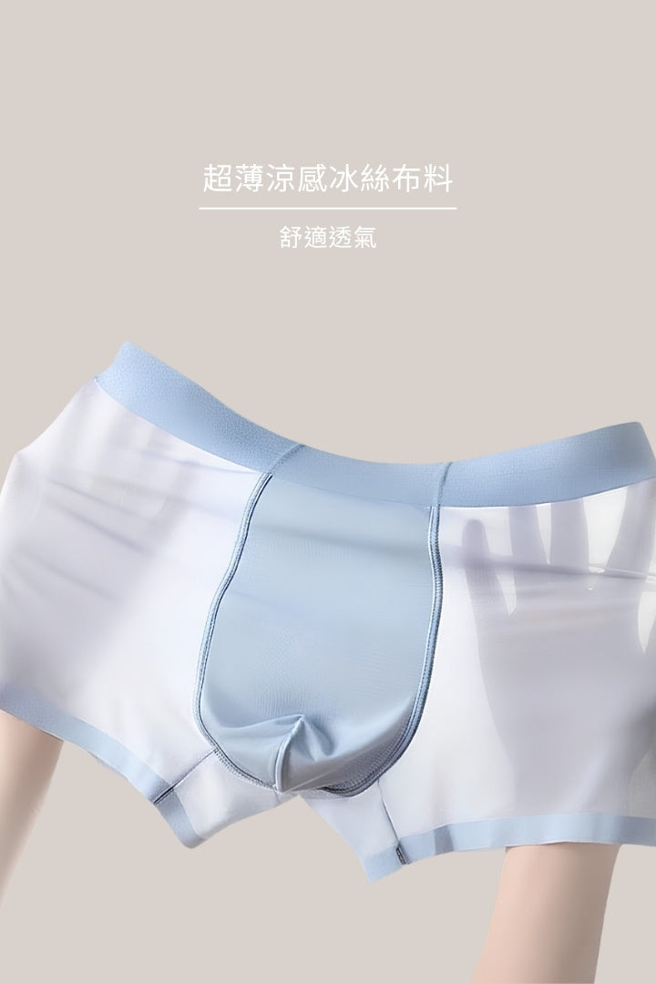 舒適・涼感平口褲 | 淺灰