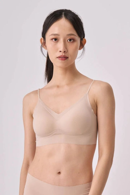 無痕・雲感細肩｜裸膚