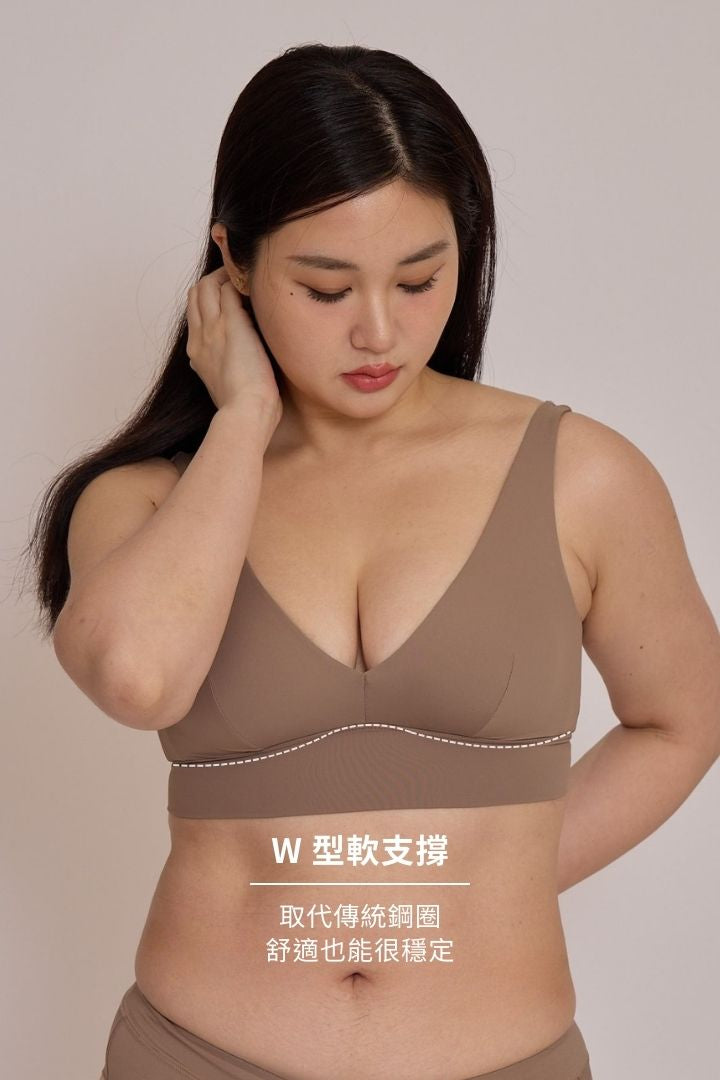 柔韌・包覆集中三角杯｜紅沙