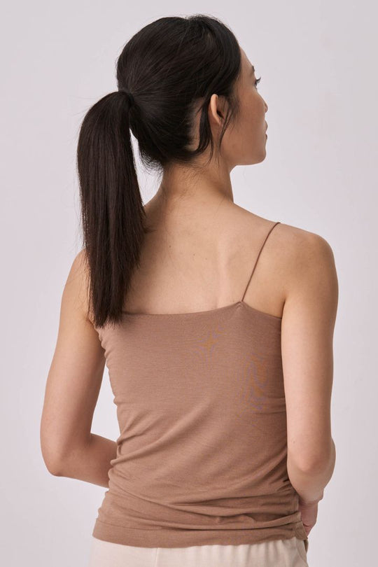 慕斯絨超細吊帶BraTop｜焦糖奶