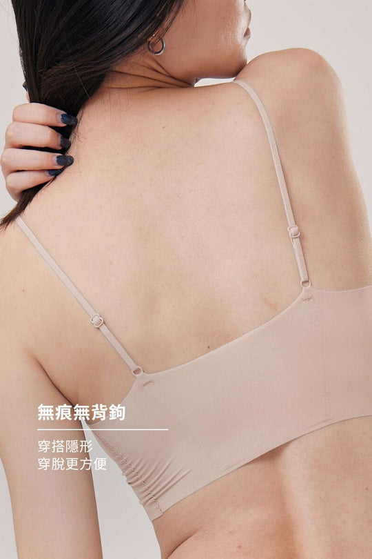 無痕・雲感細肩｜裸膚