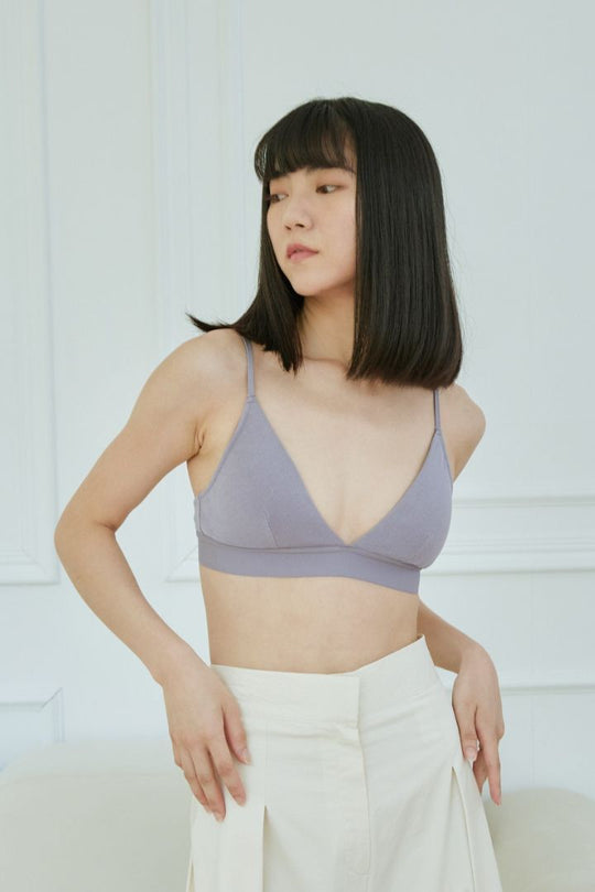 柔韌・莫蘭迪極簡三角杯｜丁香紫