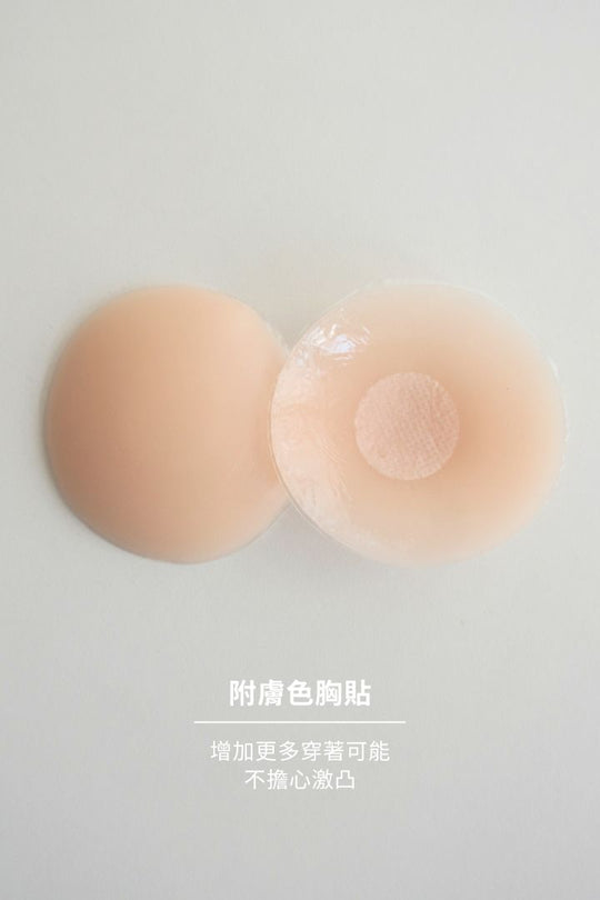 柔絲・薄蕾絲三角杯｜灰杏