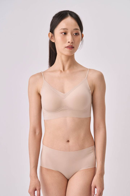 無痕・雲感細肩｜裸膚