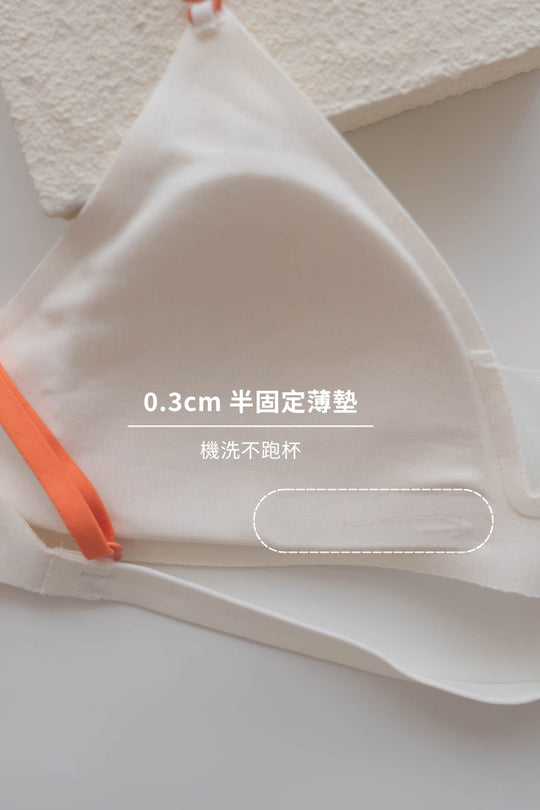 (預購) 無痕・經典裸肌三角杯｜白