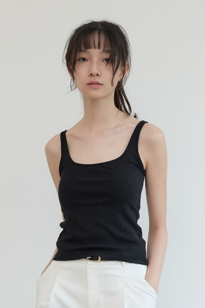 (預購) 極簡方領 Bra Top｜黃