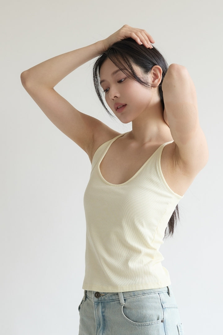 (預購) 極簡工字背 Bra Top｜白