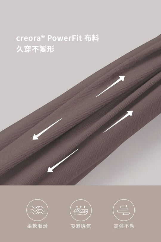 柔韌・中腰透氣寬腰圍內褲｜晨霧藍