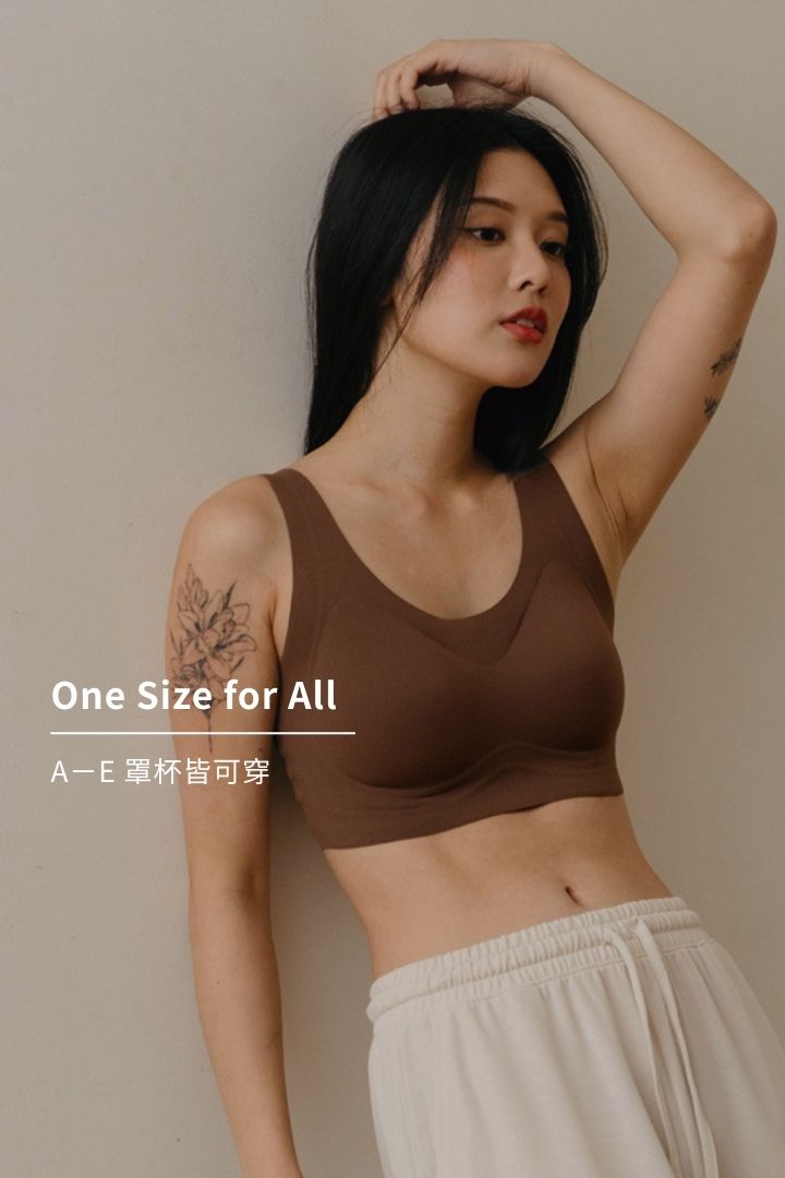 無痕 · 磨毛寬肩｜燕麥膚