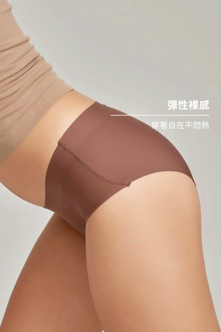 柔亮・中高腰包臀生理褲 3 件組｜黑＋棕＋奶茶