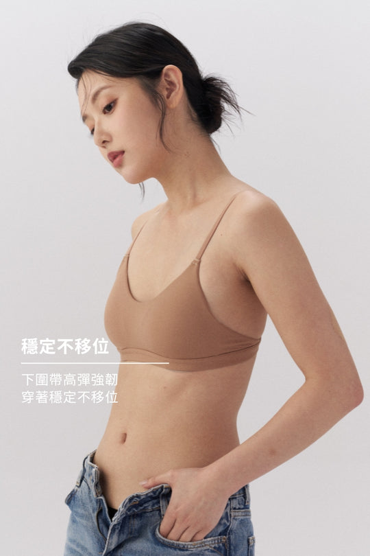 柔亮・無背鉤零束縛 3/4 杯｜焦糖奶