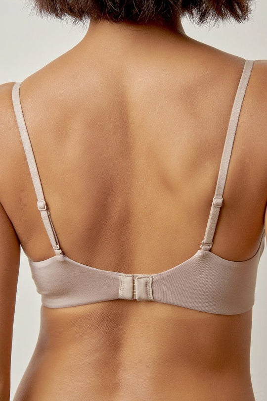 柔韌・天絲莫代爾三角杯｜摩卡