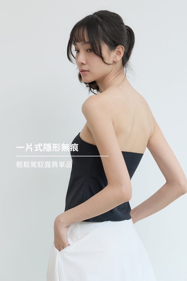 (預購) 涼感平口 Bra Top｜黑