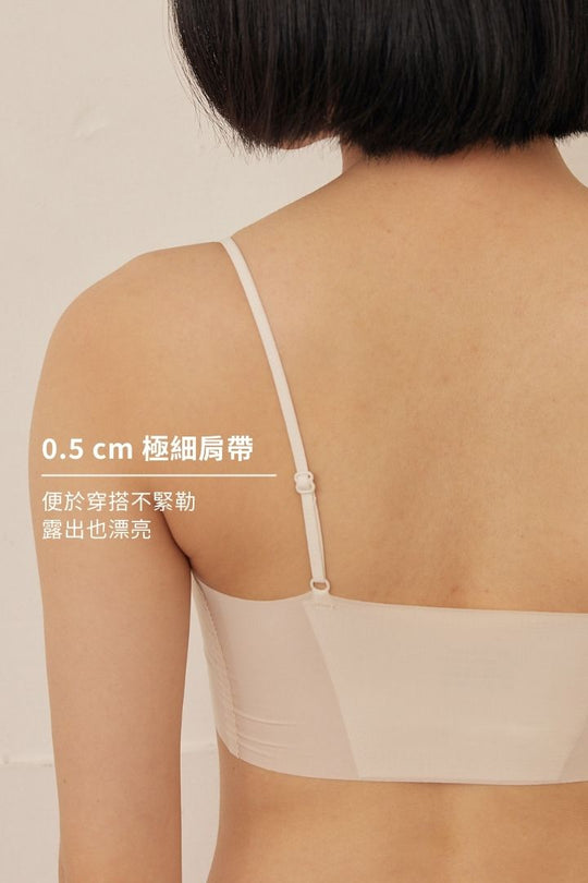 無痕・雲感細肩｜裸米
