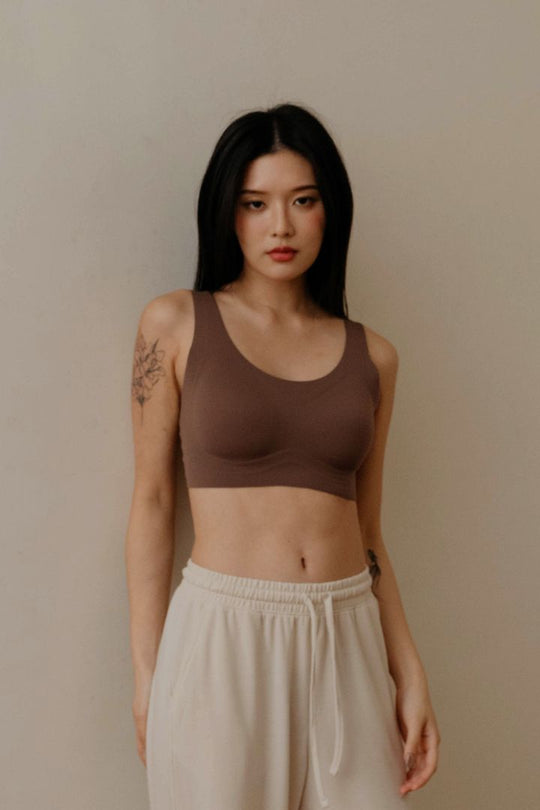 無痕 · 磨毛寬肩｜燕麥膚