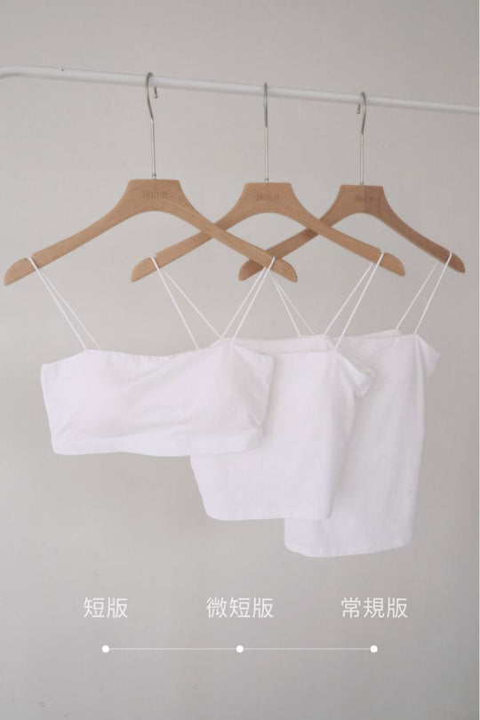 舒彈平口 Bra Top 微短版穿搭